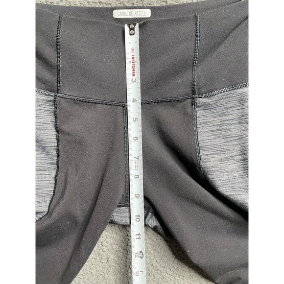 Lululemon Barre Pulse Pant (Tall) Flare Legging in Black / Slub Denim Black - 6 - Picture 11 of 16